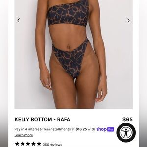Never worn Skatie Kelly Swim Bottom in Rafa